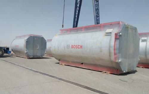 KGE Transport Steam Boilers from Germany to Kazakhstan