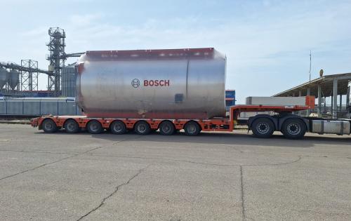 KGE Transport Steam Boilers from Germany to Kazakhstan