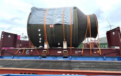 3p Logistics Transship SO2 Washer Tank from Poland to Germany