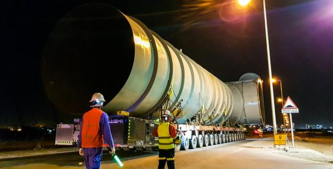 Turk Heavy Transport Handle Load for ALBA Power Station 5