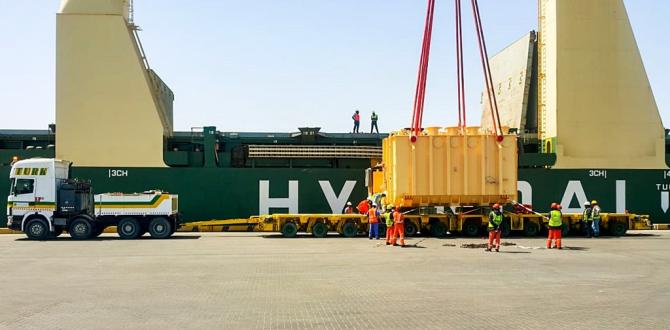 Turk Heavy Transport Deliver Transformers to Al Dhale Substation
