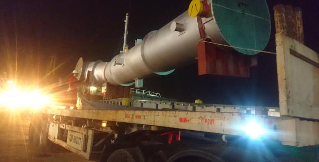 Cuchi Shipping Handle Transport of Waste Heat Recovery Unit