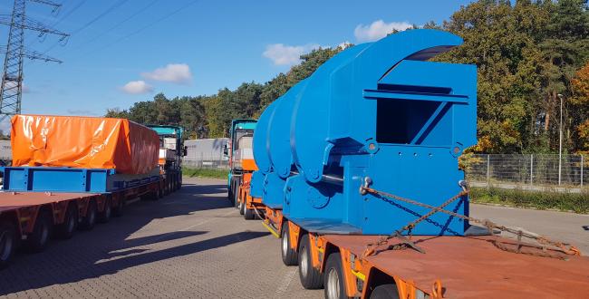 GRUBER Logistics Show their Expertise with Heavy Cargo