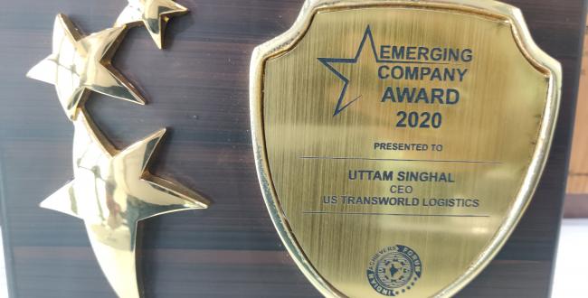 US Transworld Logistics Given 'Emerging Company Award' by Indian Achievers Forum