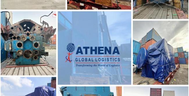 Athena & H2B Collaborate on Ship Engine Transport to Dubai