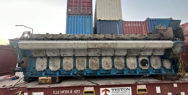 Athena & H2B Collaborate on Ship Engine Transport to Dubai