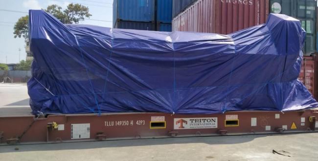 Athena & H2B Collaborate on Ship Engine Transport to Dubai