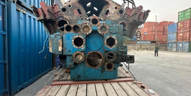 Athena & H2B Collaborate on Ship Engine Transport to Dubai