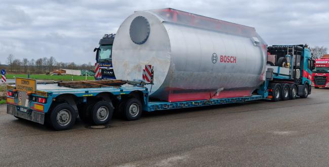 KGE Transport Steam Boilers from Germany to Kazakhstan