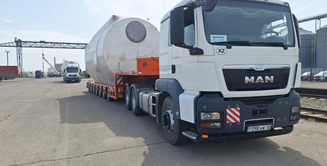 KGE Transport Steam Boilers from Germany to Kazakhstan