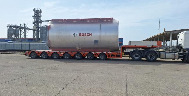 KGE Transport Steam Boilers from Germany to Kazakhstan