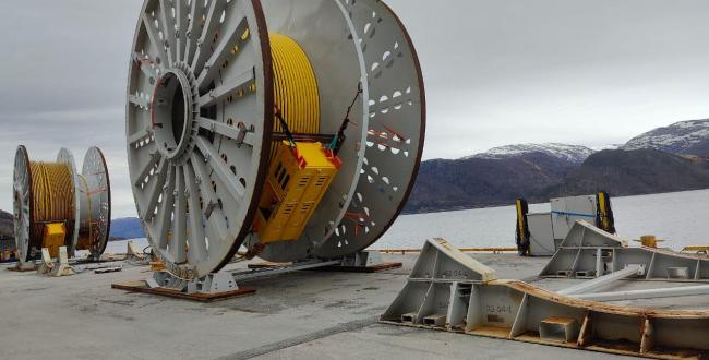 On Time Shipping Transport 350 Ton Umbilical Reel to Alexandria