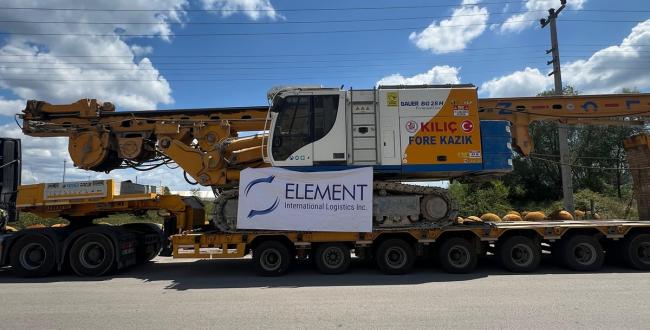 Element International Logistics Deliver Drilling Machines