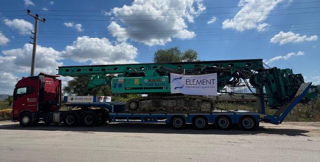 Element International Logistics Deliver Drilling Machines