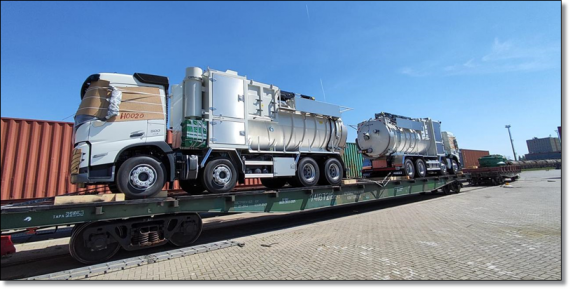 KGE Manage Multimodal Vacuum Transport to Kazakhstan