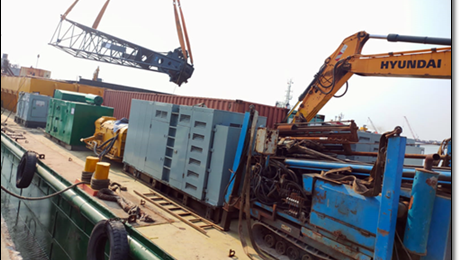 Wilhelmsen UAE Handle Breakbulk Shipment of Construction Equipment
