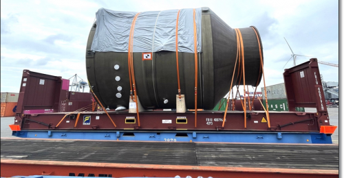 3p Logistics Transship SO2 Washer Tank from Poland to Germany