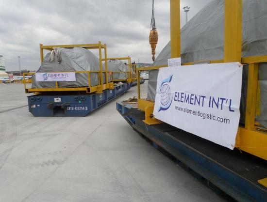 Element Handle 198tns of Machinery Parts with GRUBER